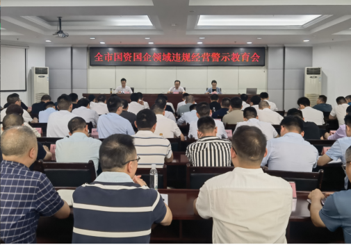 市國資委召開全市國資國企領域違規經營警示教育會議